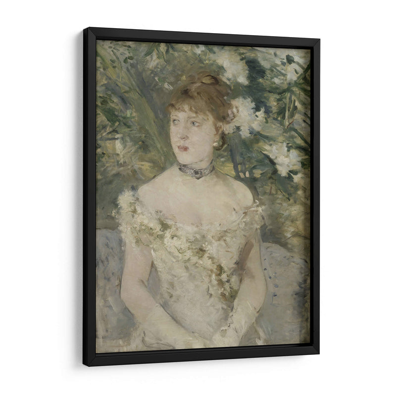 Una niña en un vestido de fiesta - Berthe Morisot | Cuadro decorativo de Canvas Lab