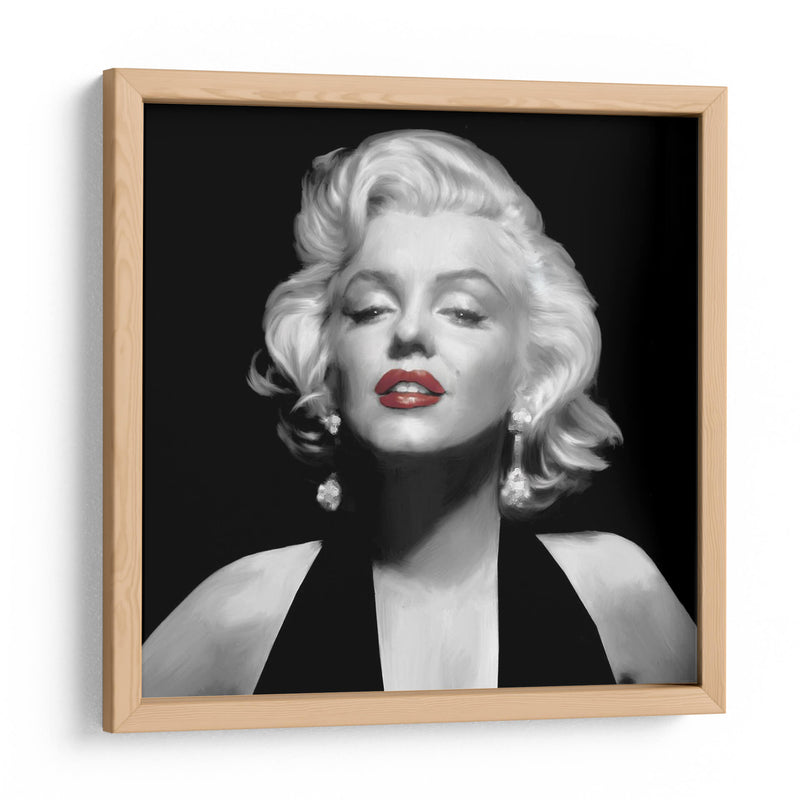 Halter Top Marilyn Red Lips - Chris Consani | Cuadro decorativo de Canvas Lab