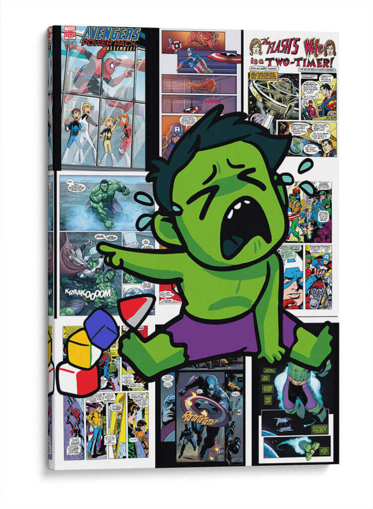 Baby Hulk - El Pinta Cuadros | Cuadro decorativo de Canvas Lab