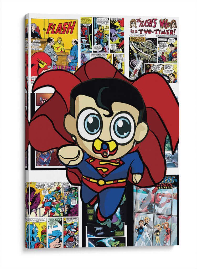 Superman Baby - El Pinta Cuadros | Cuadro decorativo de Canvas Lab