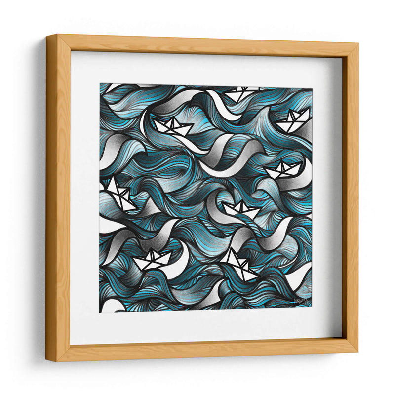 Barcos de papel - Gina Villalobos | Cuadro decorativo de Canvas Lab