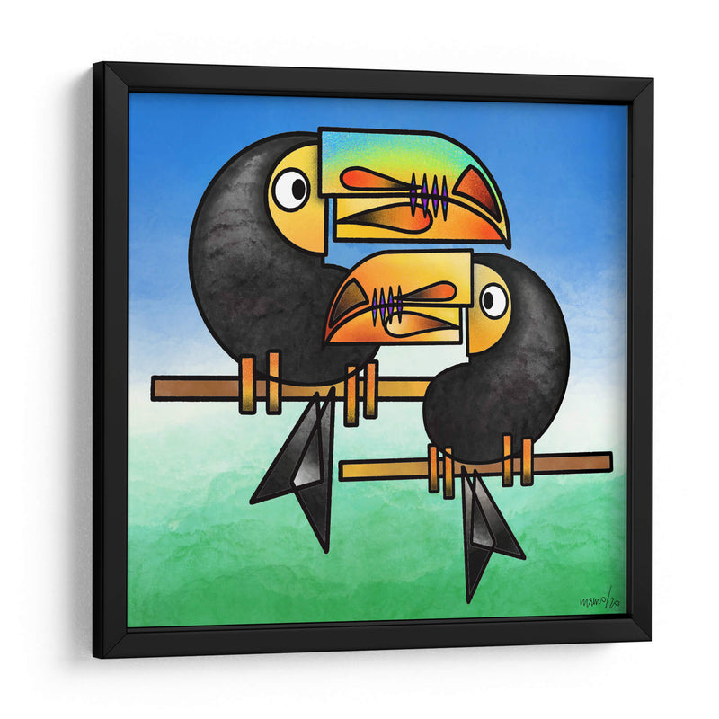 Tucanes - Gina Villalobos | Cuadro decorativo de Canvas Lab