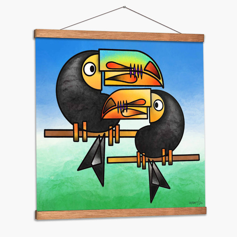 Tucanes - Gina Villalobos | Cuadro decorativo de Canvas Lab