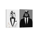 Guerra de elegancia - Set de 2 - David Aste - Cuadro decorativo | Canvas Lab