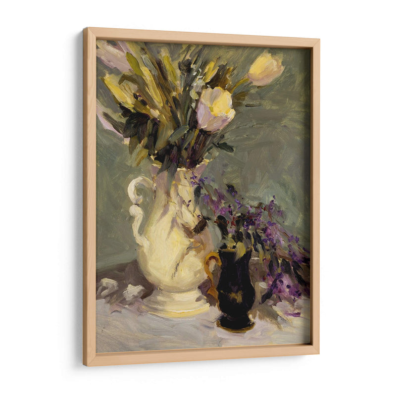 Tulipanes Y Lavanda - Allayn Stevens | Cuadro decorativo de Canvas Lab
