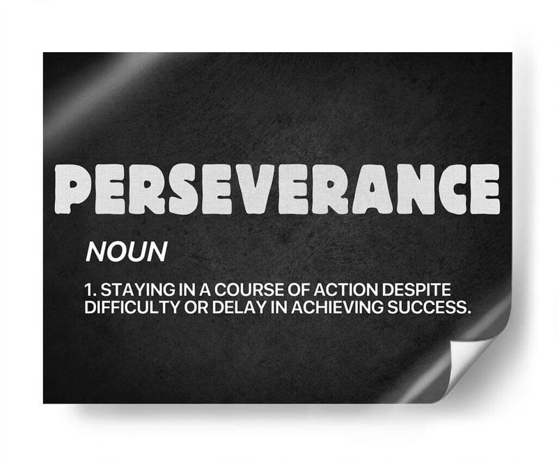 Perseverance noun | Cuadro decorativo de Canvas Lab