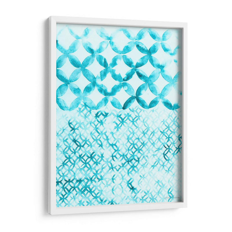 Teal Madras Iv - Vanna Lam | Cuadro decorativo de Canvas Lab