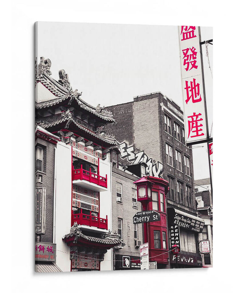 Chinatown Reds I - Sonja Quintero | Cuadro decorativo de Canvas Lab