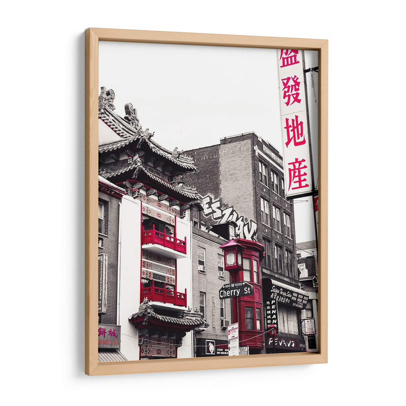Chinatown Reds I - Sonja Quintero | Cuadro decorativo de Canvas Lab