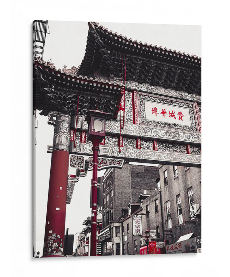Chinatown Reds Ii - Sonja Quintero | Cuadro decorativo de Canvas Lab