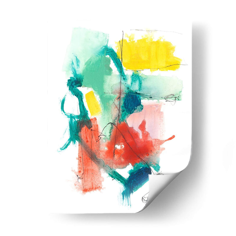 Banderas De Papel Ii - Jennifer Goldberger | Cuadro decorativo de Canvas Lab