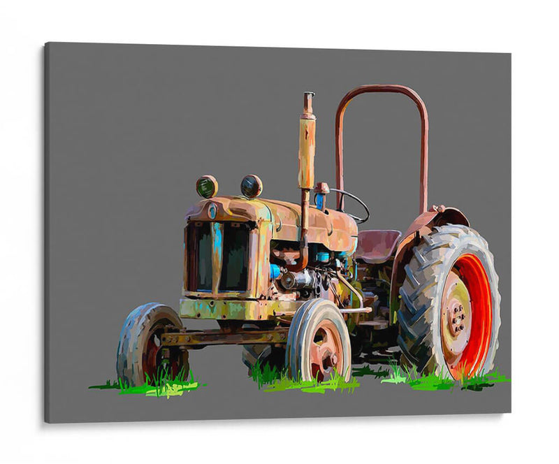 Tractor Vintage X - Emily Kalina | Cuadro decorativo de Canvas Lab