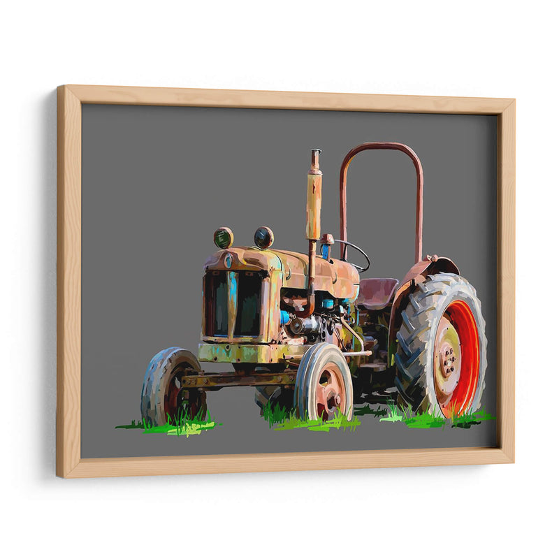 Tractor Vintage X - Emily Kalina | Cuadro decorativo de Canvas Lab