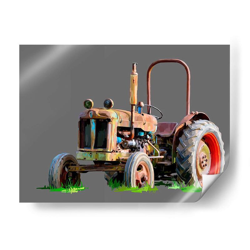 Tractor Vintage X - Emily Kalina | Cuadro decorativo de Canvas Lab