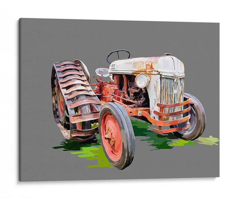 Tractor Vintage Xiv - Emily Kalina | Cuadro decorativo de Canvas Lab