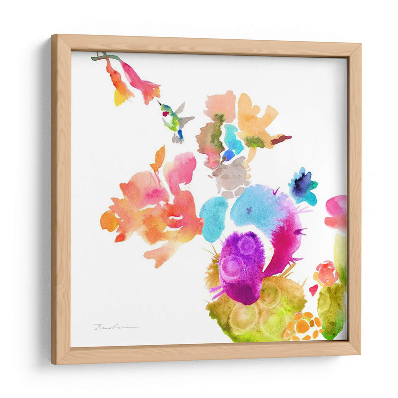 Composición De Flores De Acuarela Ix - Evelia Designs | Cuadro decorativo de Canvas Lab