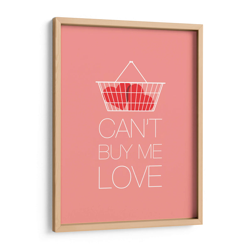 Cant Buy Me Love - Rahma Projekt | Cuadro decorativo de Canvas Lab