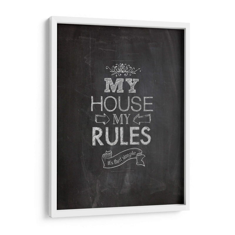 My house my rules - Rahma Projekt | Cuadro decorativo de Canvas Lab