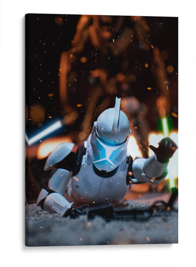 Clone Wars - Action Geek | Cuadro decorativo de Canvas Lab
