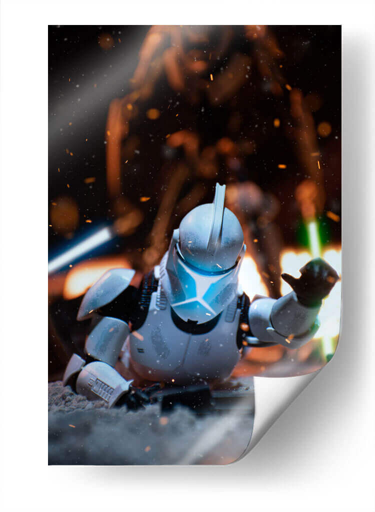 Clone Wars - Action Geek | Cuadro decorativo de Canvas Lab