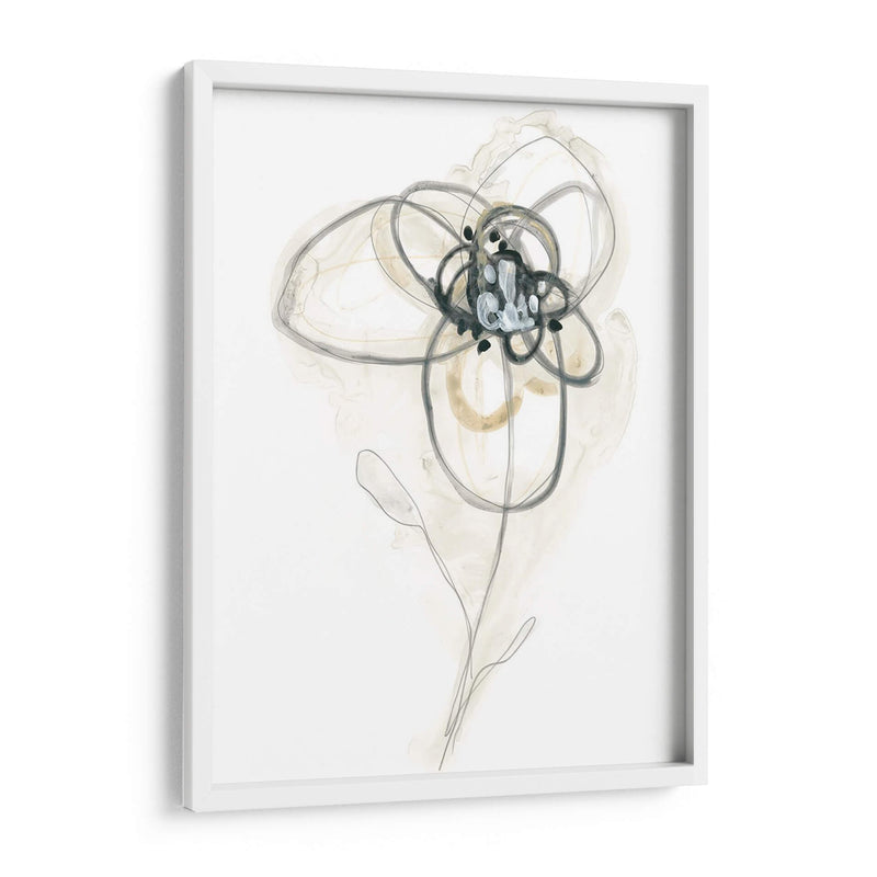 Estudio Floral Monocromo Iv - June Erica Vess | Cuadro decorativo de Canvas Lab