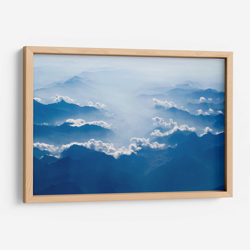 Montañas y nubes | Cuadro decorativo de Canvas Lab