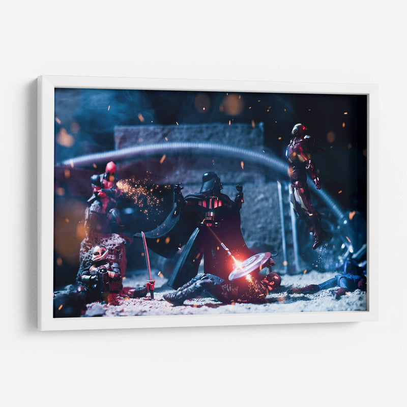 Vader vs Vengadores - Action Geek | Cuadro decorativo de Canvas Lab