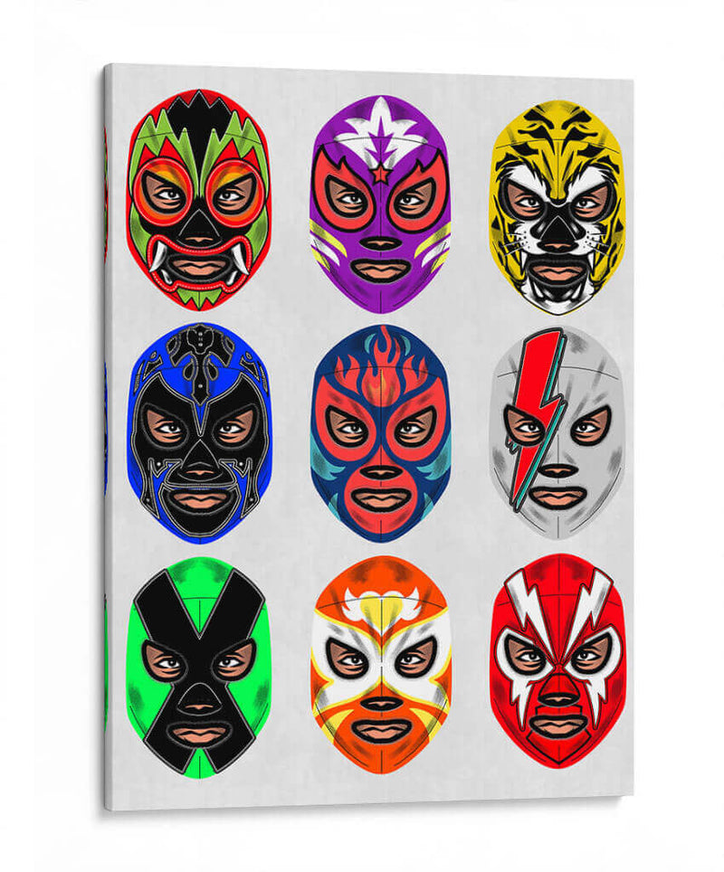 Lucha Libre - Roge I. Luis | Cuadro decorativo de Canvas Lab