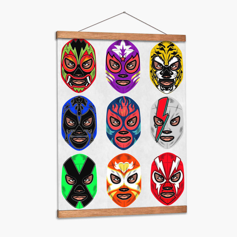 Lucha Libre - Roge I. Luis | Cuadro decorativo de Canvas Lab