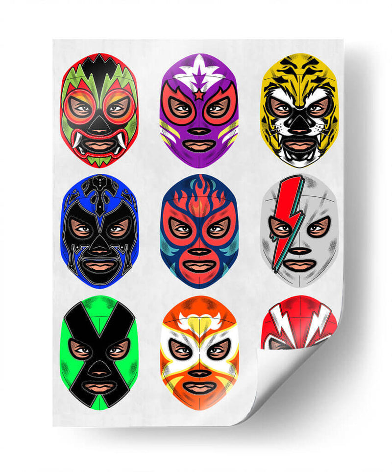 Lucha Libre - Roge I. Luis | Cuadro decorativo de Canvas Lab