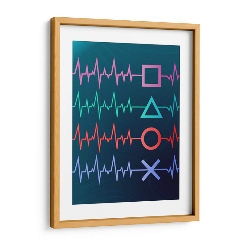 Pulso cardíaco gamer - Roge I. Luis | Cuadro decorativo de Canvas Lab