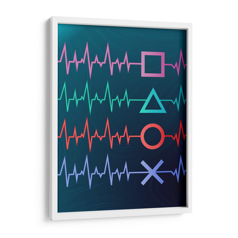 Pulso cardíaco gamer - Roge I. Luis | Cuadro decorativo de Canvas Lab