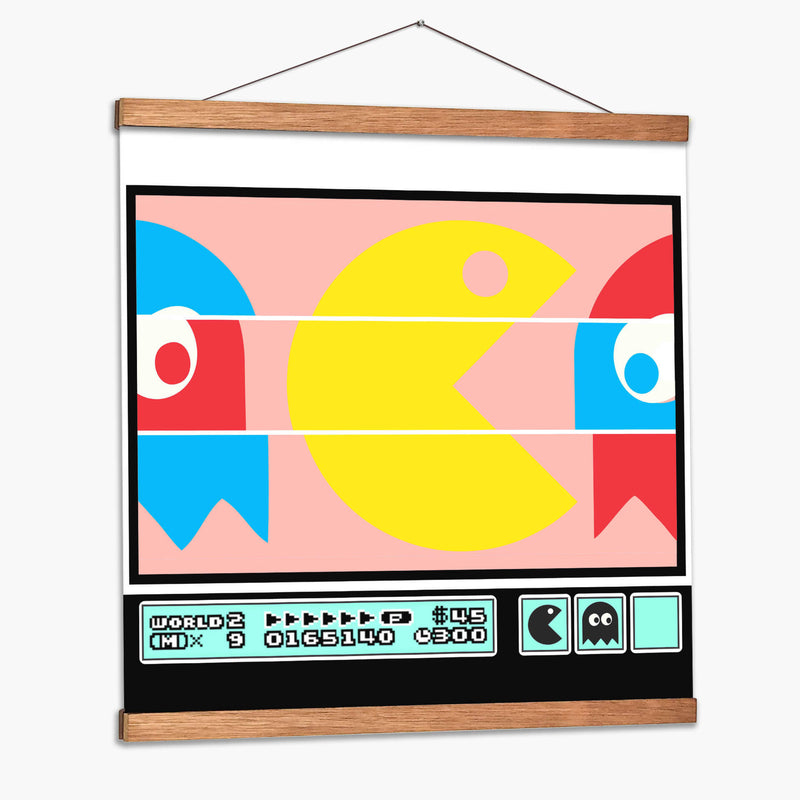 Ruleta Pac-man - Roge I. Luis | Cuadro decorativo de Canvas Lab