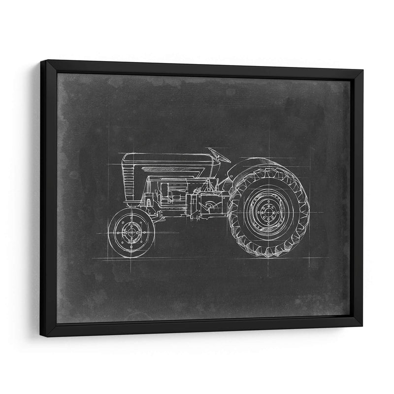 Blueprint Del Tractor I - Ethan Harper | Cuadro decorativo de Canvas Lab