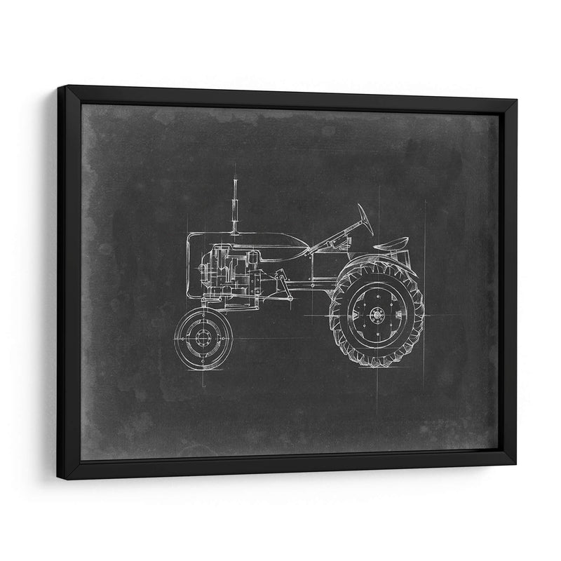 Blueprint Del Tractor Iii - Ethan Harper | Cuadro decorativo de Canvas Lab