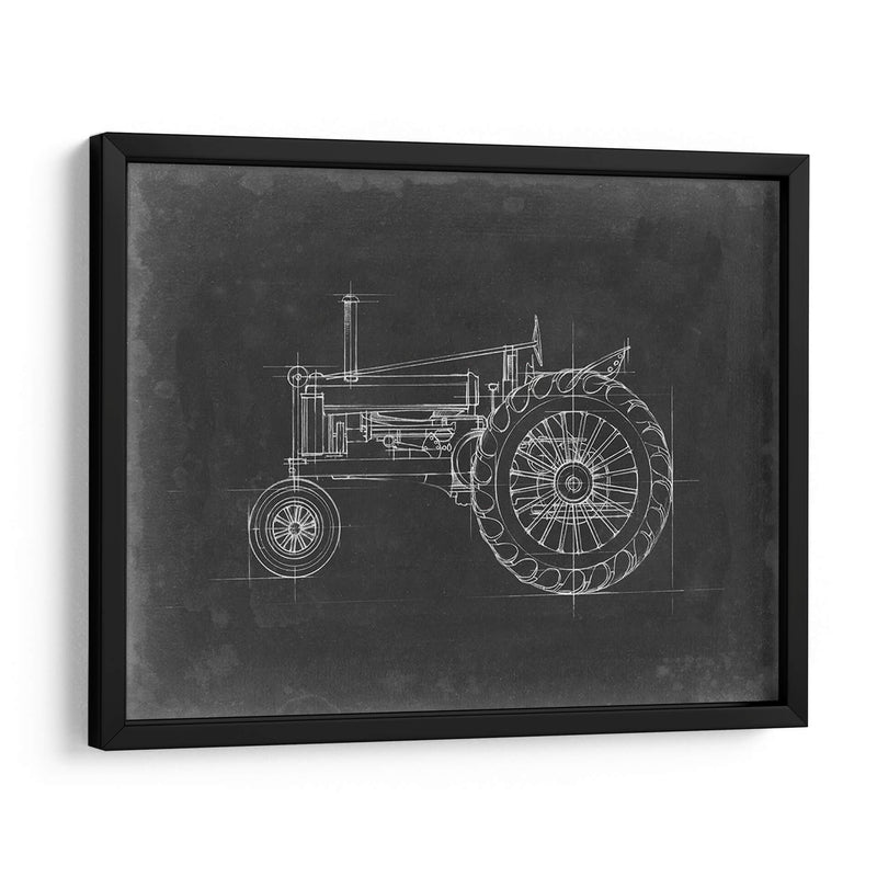 Tractor Blueprint Iv - Ethan Harper | Cuadro decorativo de Canvas Lab