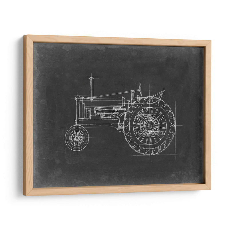 Tractor Blueprint Iv - Ethan Harper | Cuadro decorativo de Canvas Lab