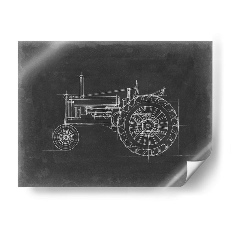 Tractor Blueprint Iv - Ethan Harper | Cuadro decorativo de Canvas Lab