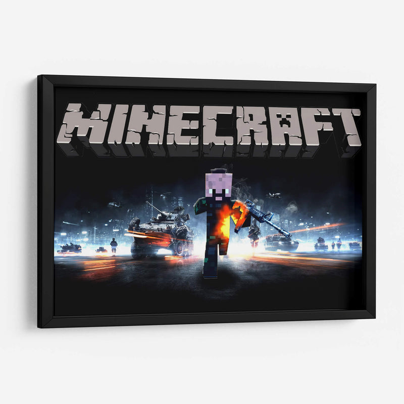 Minecraft al ataque | Cuadro decorativo de Canvas Lab