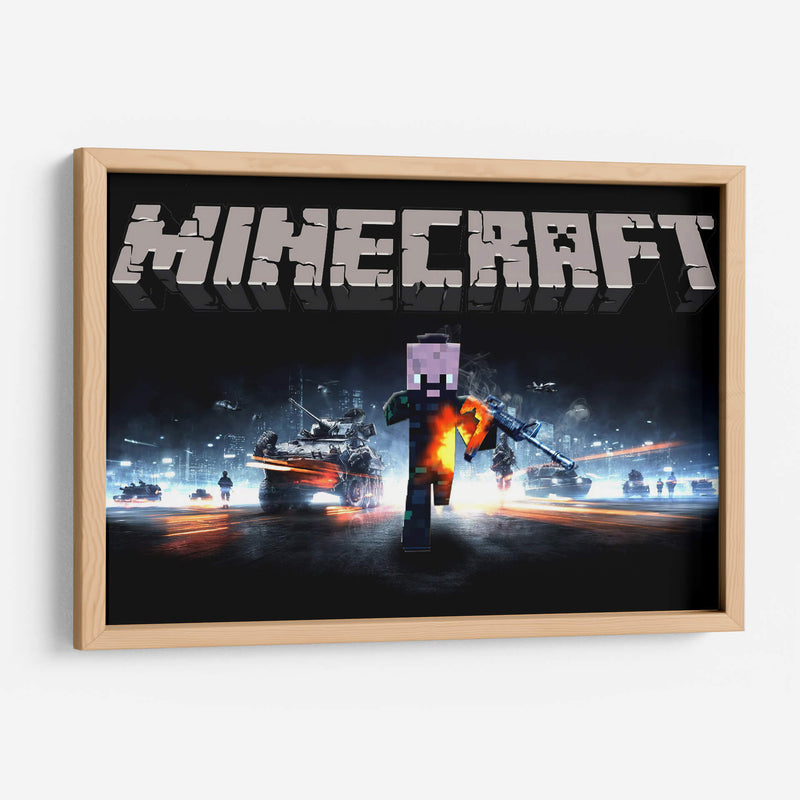 Minecraft al ataque | Cuadro decorativo de Canvas Lab