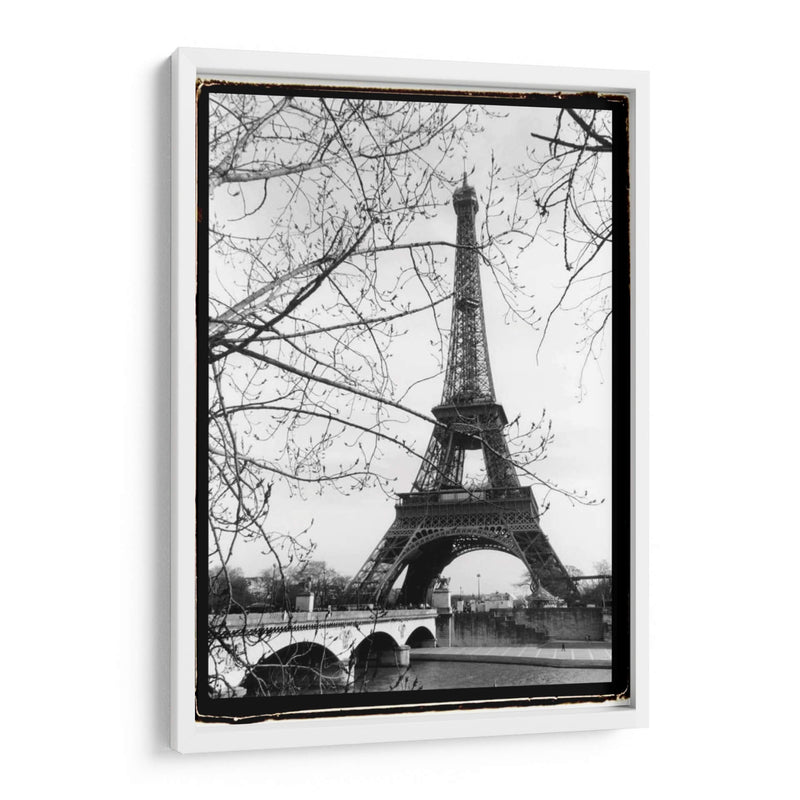 Torre Eiffel A Lo Largo Del Río Sena - Laura DeNardo | Cuadro decorativo de Canvas Lab