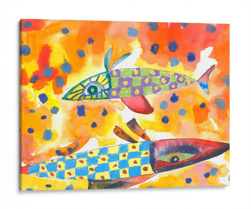 Los peces - Javier López | Cuadro decorativo de Canvas Lab