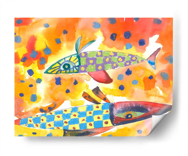 Los peces - Javier López | Cuadro decorativo de Canvas Lab