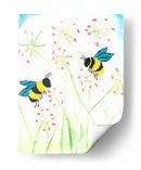 Abejitas - Hadasa Pelcastre | Cuadro decorativo de Canvas Lab