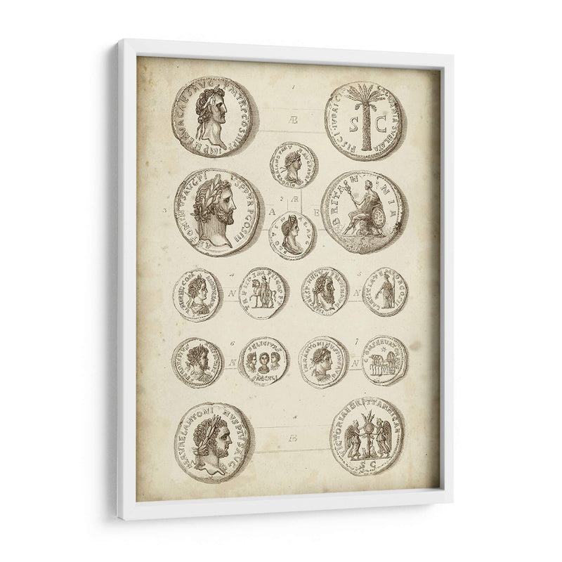 Monedas Romanas Antiguas Iv | Cuadro decorativo de Canvas Lab