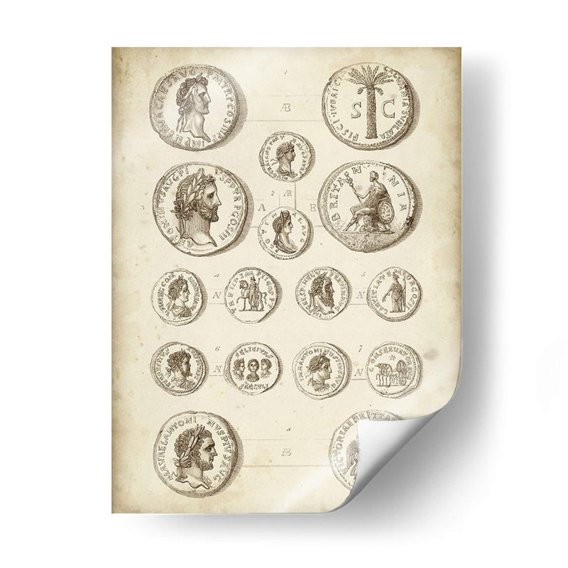 Monedas Romanas Antiguas Iv | Cuadro decorativo de Canvas Lab