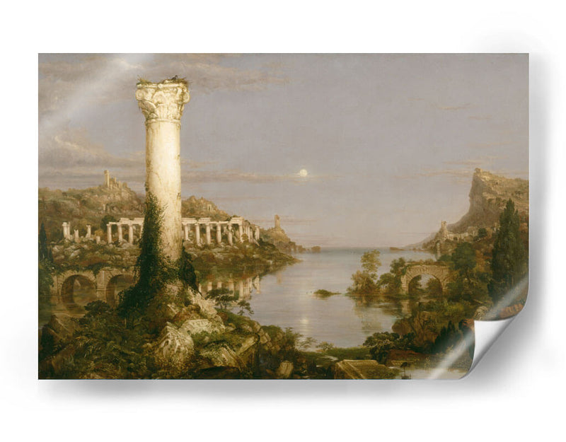 El curso del imperio: Desolación - Thomas Cole | Cuadro decorativo de Canvas Lab