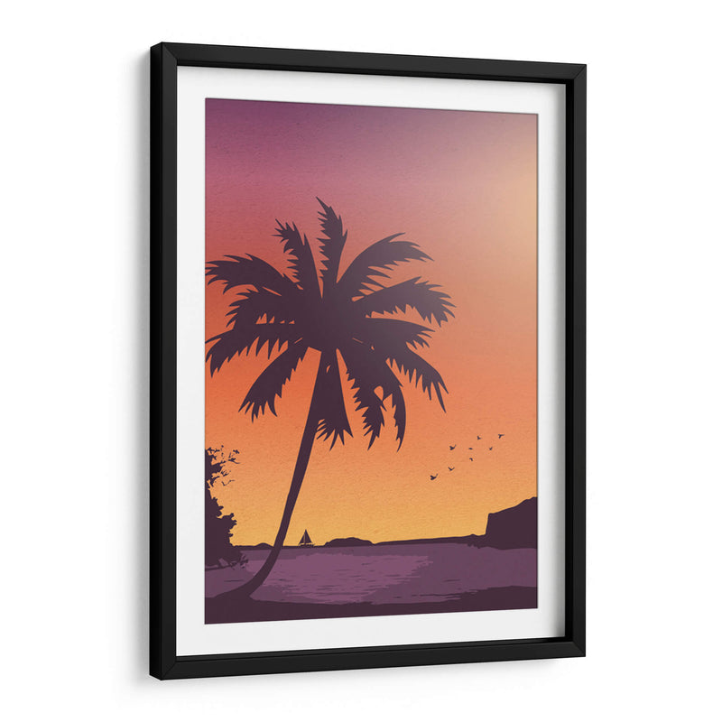 Beach and sunset - Grau Project | Cuadro decorativo de Canvas Lab