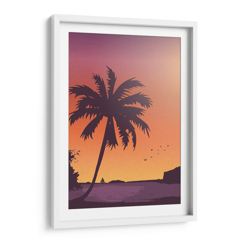 Beach and sunset - Grau Project | Cuadro decorativo de Canvas Lab