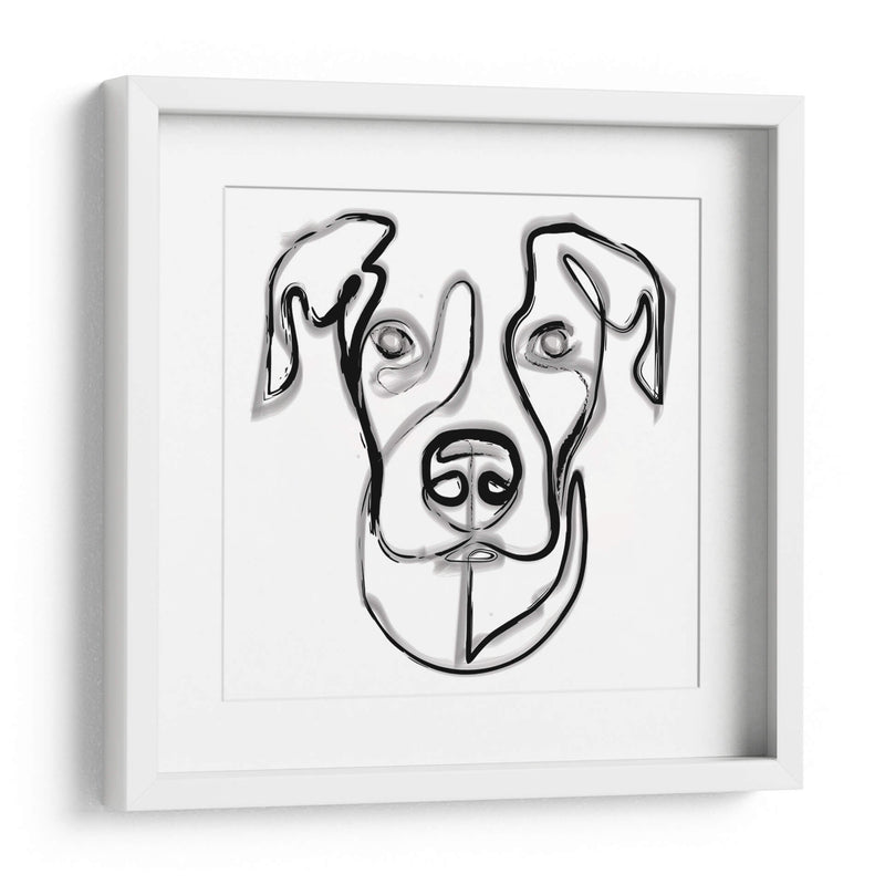 Bucky the dog - Grau Project | Cuadro decorativo de Canvas Lab